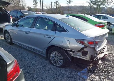 2016 Hyundai Sonata Hybrid Se из США, поврежденный, VIN KMHE24L11GA039157